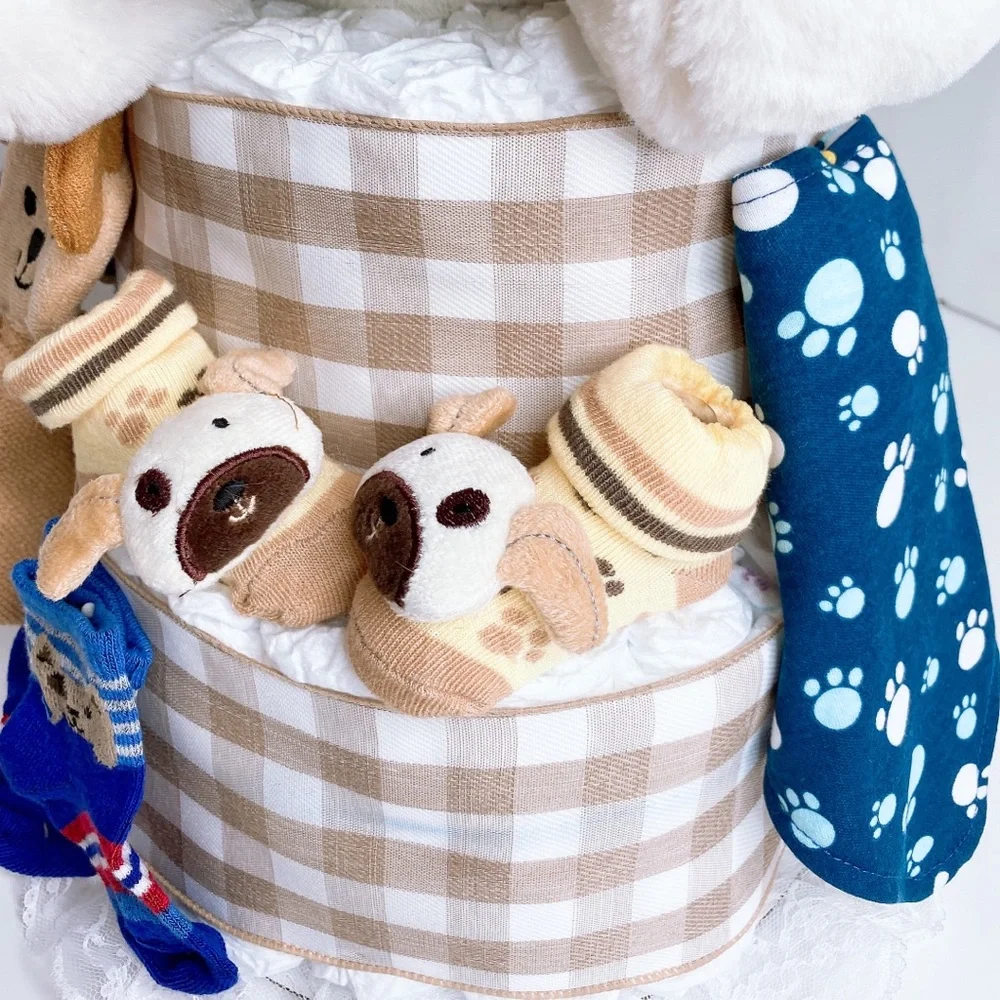 Puppy Diaper Cake
